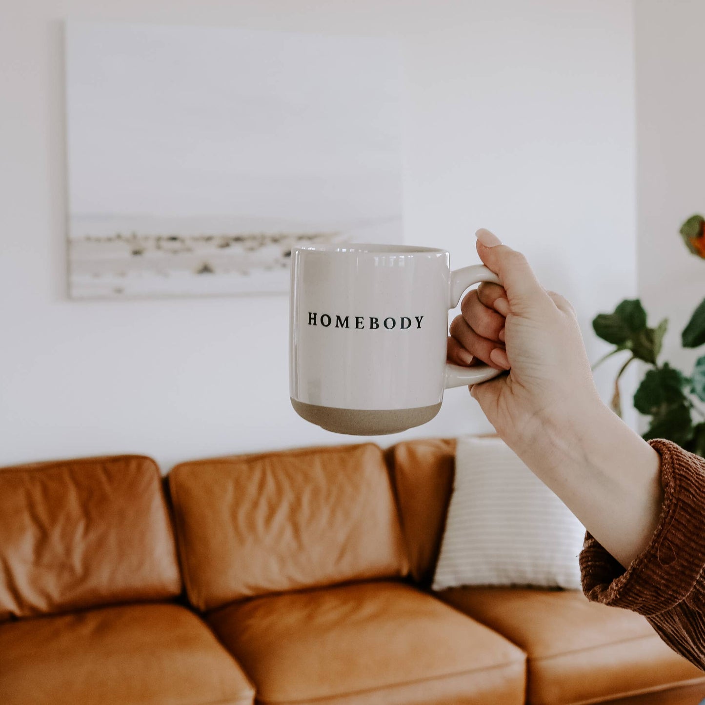 'Homebody' Stoneware Coffee Mug