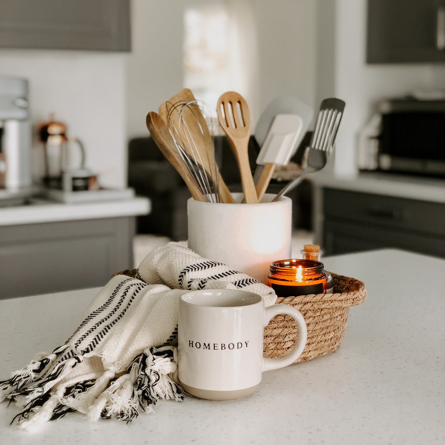 'Homebody' Stoneware Coffee Mug
