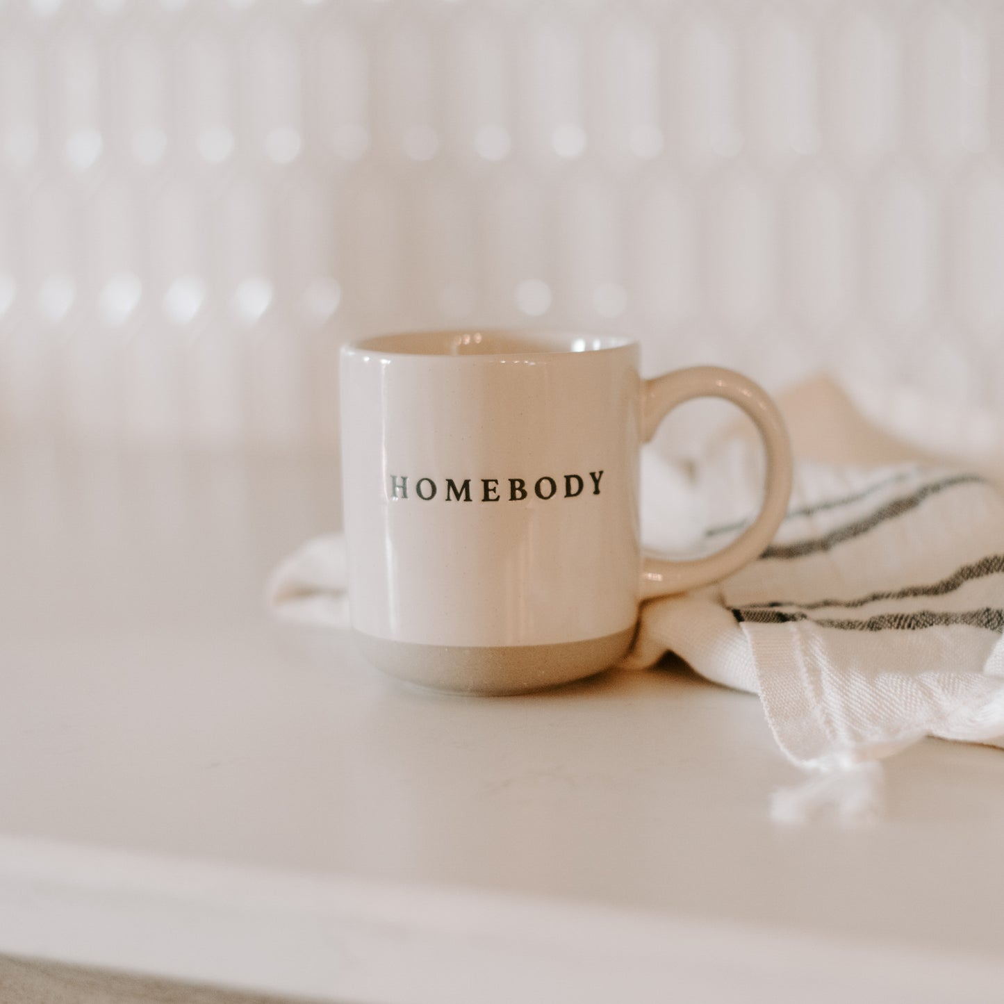 'Homebody' Stoneware Coffee Mug