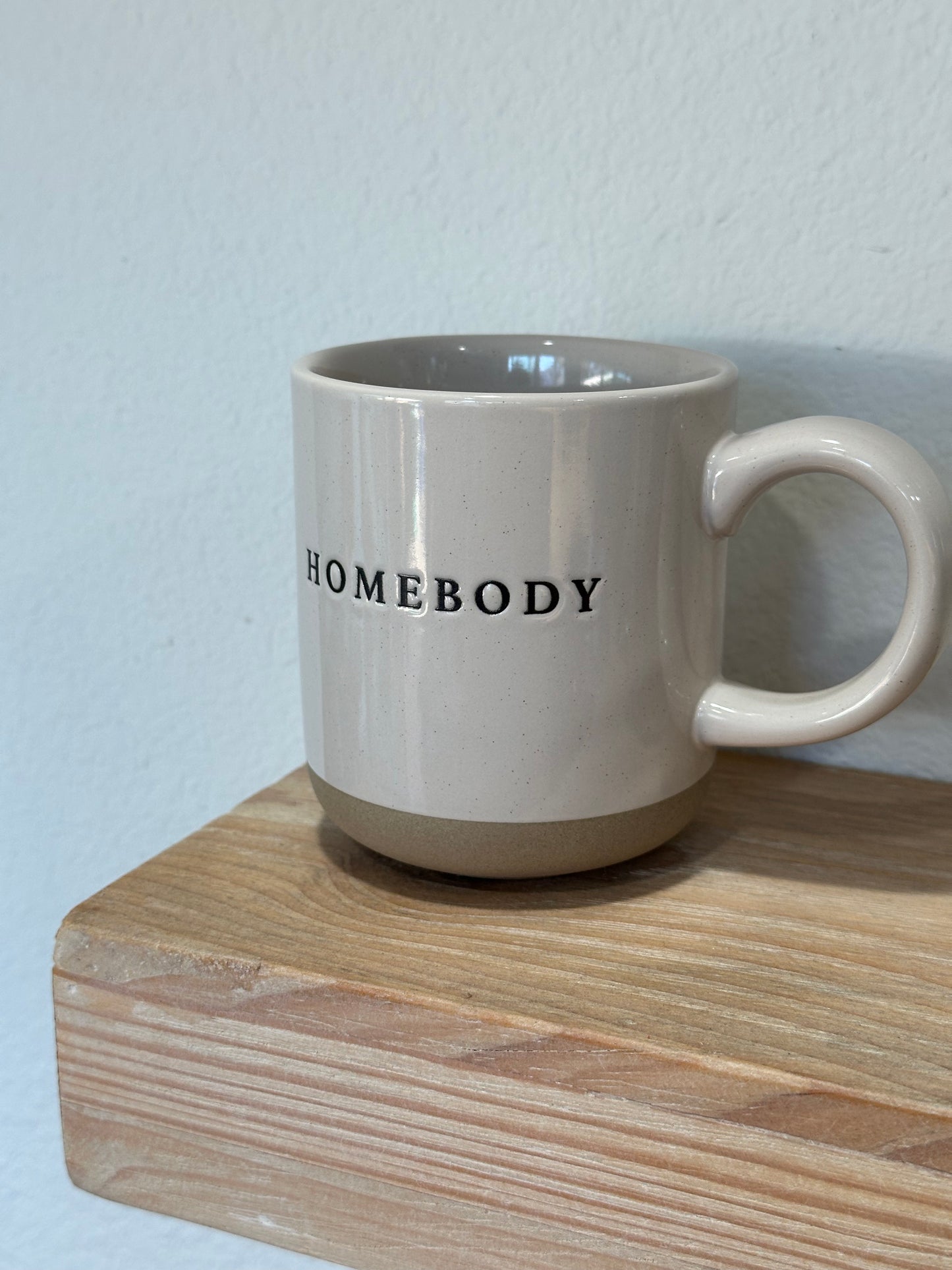 'Homebody' Stoneware Coffee Mug