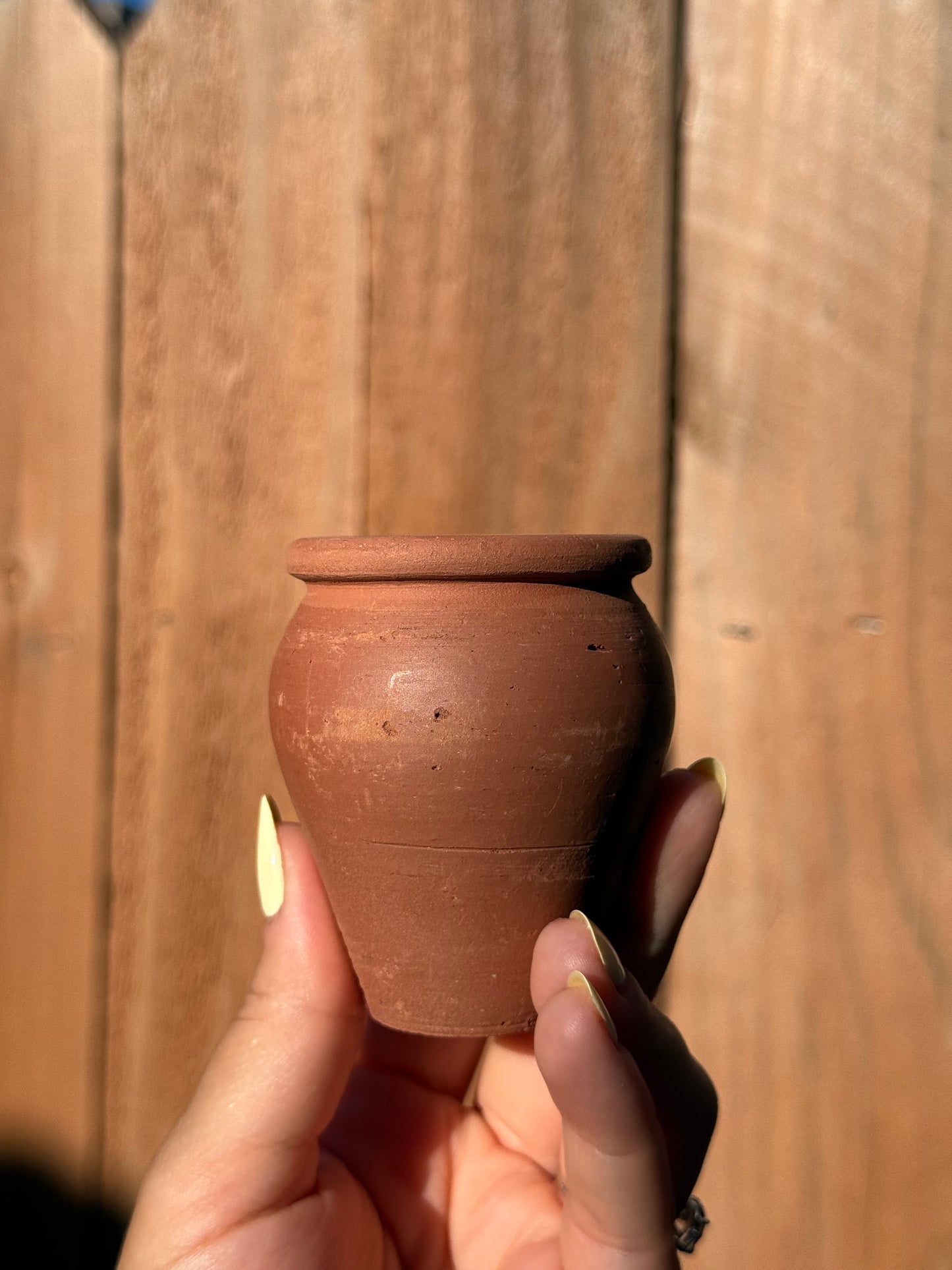 Handmade Terracotta Mini Vase Candle