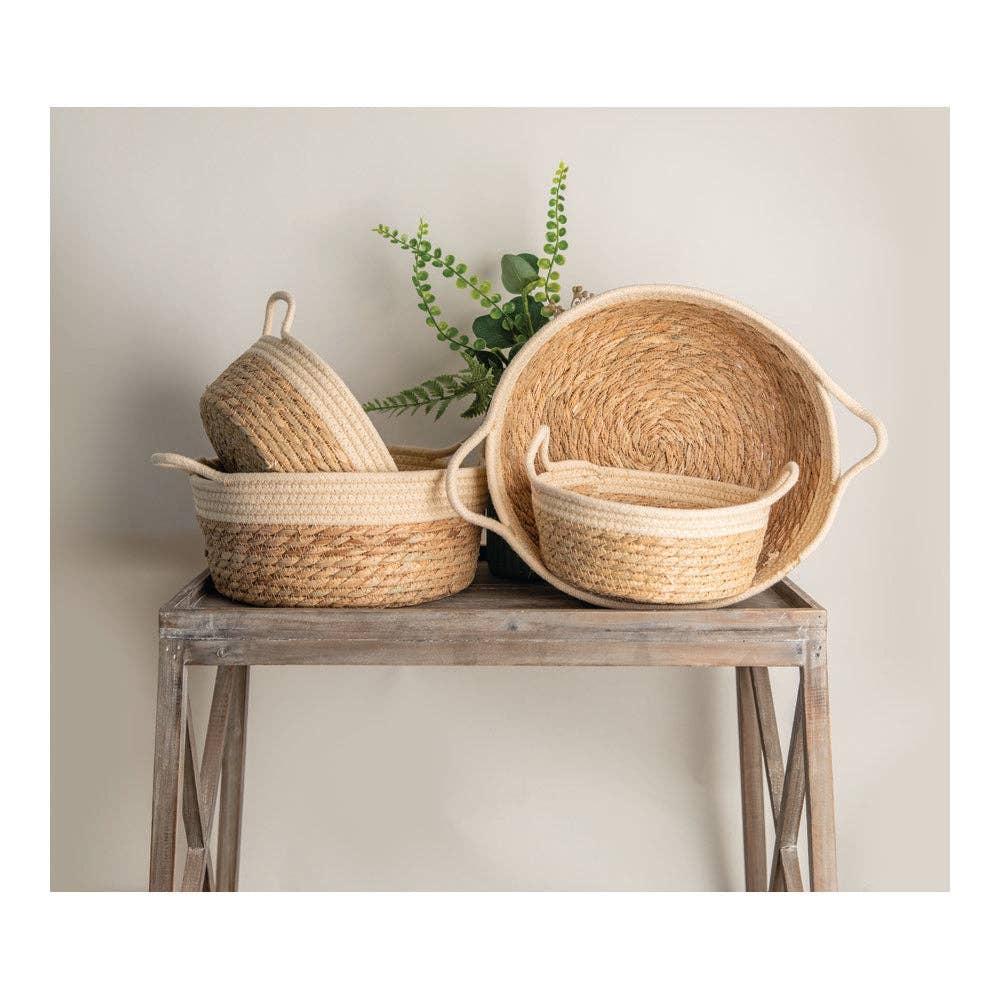 Woven Basket Cream (4 Sizes)